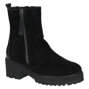 Waldlaufer 608803 K-Nira Enkelboot zwart suede