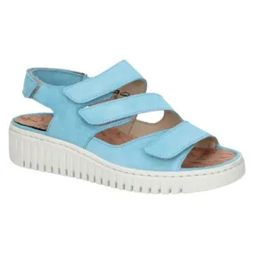Waldlaufer 955003 H-Willow Sandaal ciel hemelsblauw suede